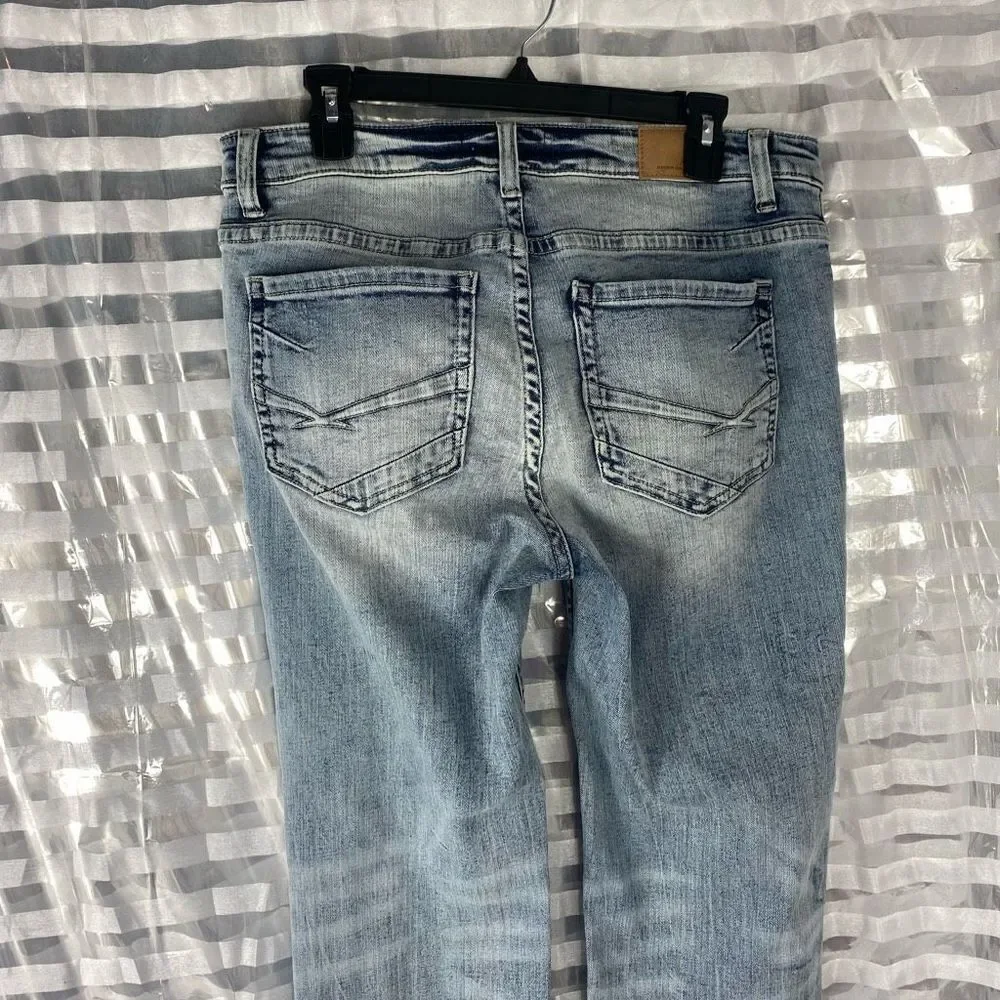 BKE Women's Payton Boot Cut Jeans - Light Blue - Picture 4 of 7